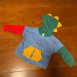 Cat & Jack Green and Gray Baby Hoodie